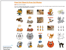 Tablet Screenshot of catclipart.net
